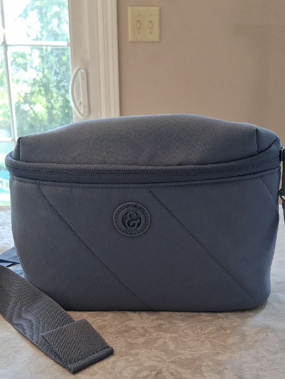 Joan And David Waist Pack.Soft Blue Grey.